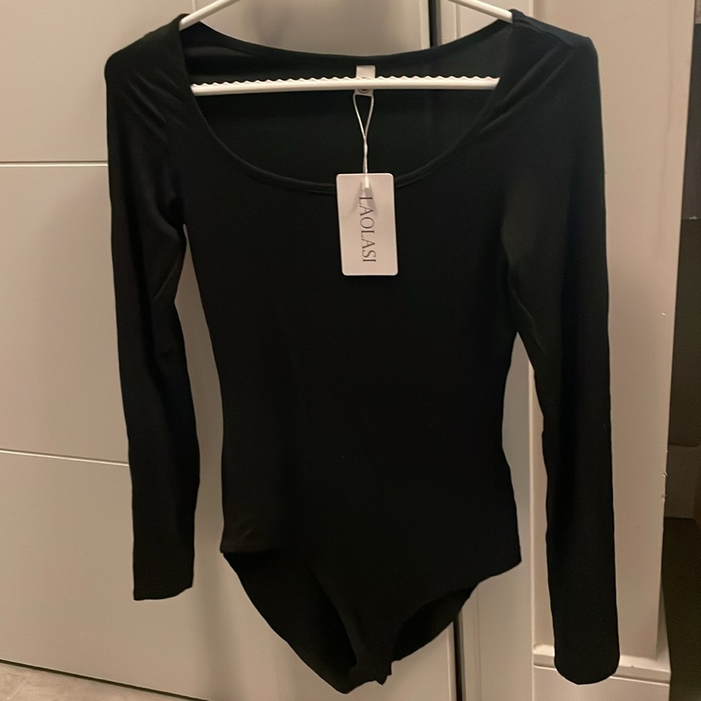 Laolasi XS women’s Black Body suit NEW!